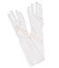 long Santa gloves, white cotton gloves, long white gloves