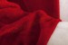strong red plush Santa costume - texture