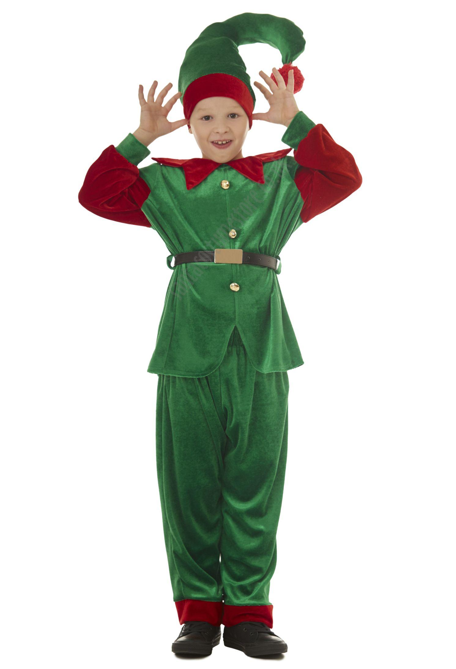 Boy’s Elf Costume - Santacostumestore.co.uk