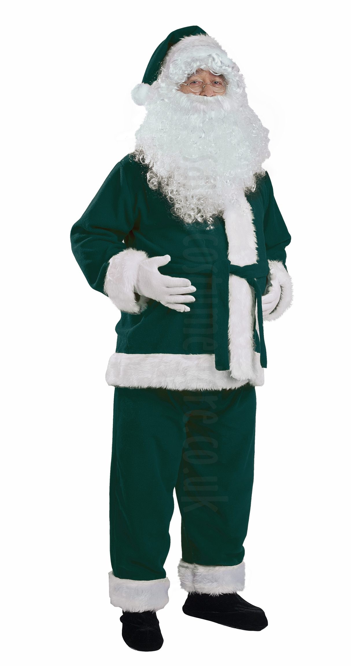 dark green santa hat