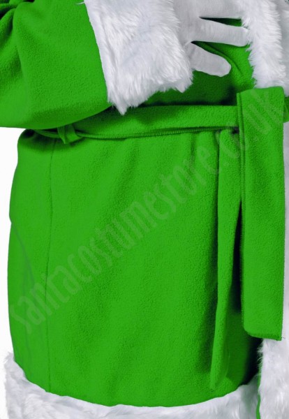 Green santa cheap costume