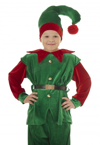 Boy’s elf costume - santacostumestore.co.uk