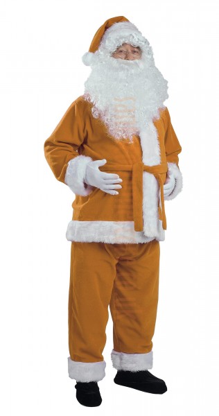 light brown Santa suit - jacket, trousers and hat