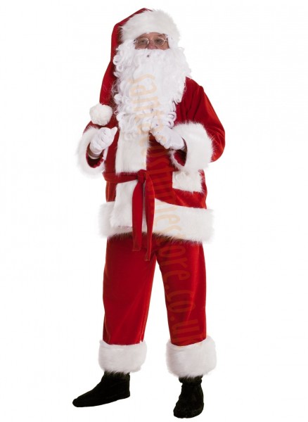 Professional Santa suit with long fur - basic set