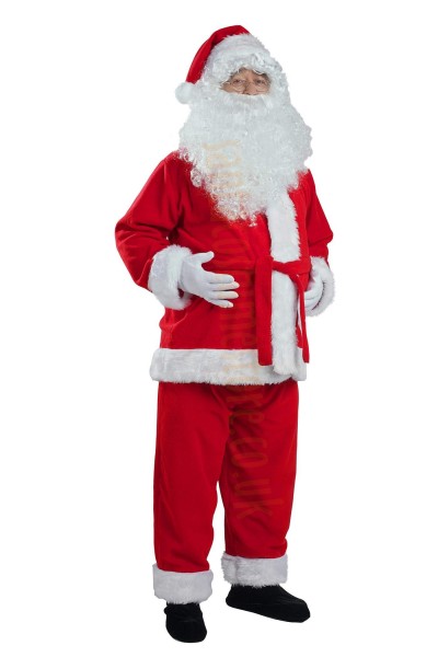 Santa suit made of fleece - jacket, trousers and hat
