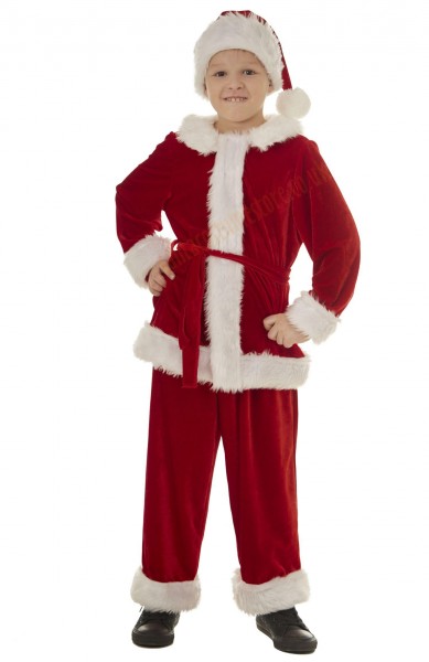 santa suit for boys, santa costume for children