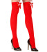 Snowflake stockings (Santa Claus) with a bow