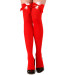 Snowflake stockings (Santa Claus) with a bow