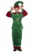 velour elf costume - children, green elf suit for boys