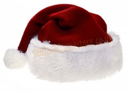 burgundy Santa's hat