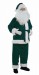 dark green Santa suit - jacket, trousers and hat
