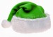 green Santa's hat