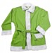 light olive green Santa jacket