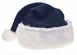 navy-blue Santa's hat