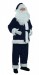 navy-blue Santa suit - jacket, trousers and hat
