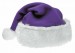 purple Santa's hat