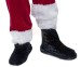 santa boot covers, velour Santa suit with boot covers