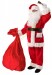 Santa suit with long fur - bell, gloves