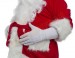Santa long gloves, long cotton Santa gloves