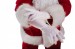 professional Santa suit with long fur - long white gloves