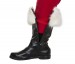 Santa's boot with trousers' leg