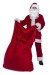 velour Santa suit with big gift sack