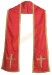 red stole, stole for traditional Santa-bishop suit