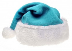 turquoise Santa's hat
