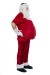 velour Santa suit with artificial belly,