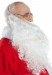 long white Santa beard (12"/30 cm) with wig - profile