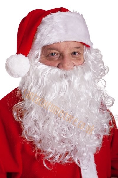 wavy beard with wig, Santa beard&wig set