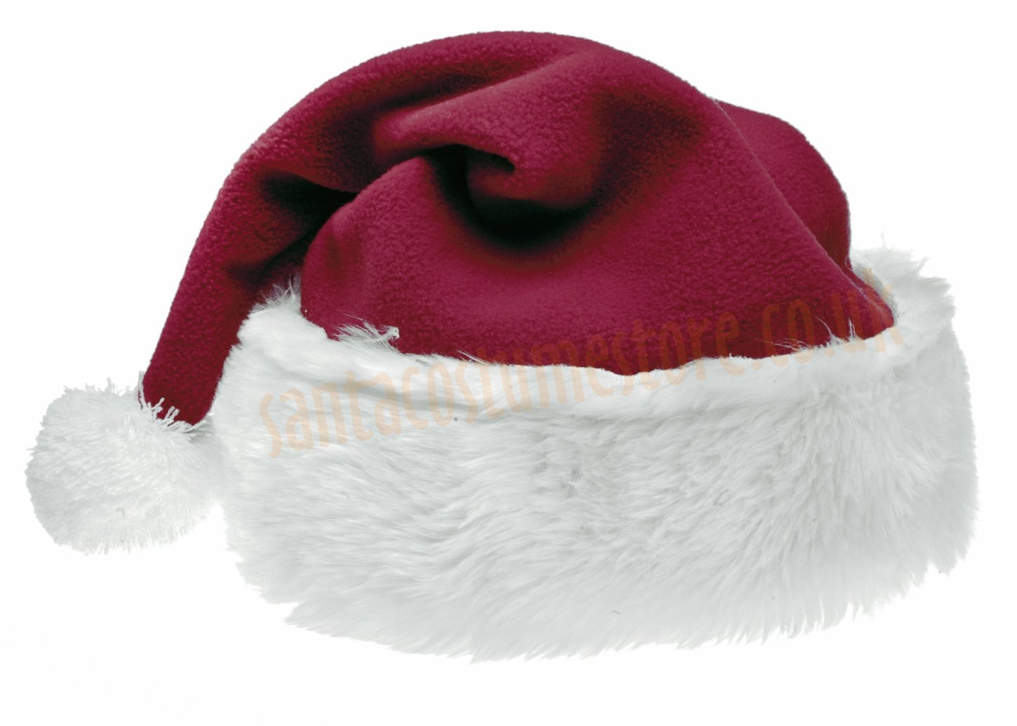 purple and gold santa hat